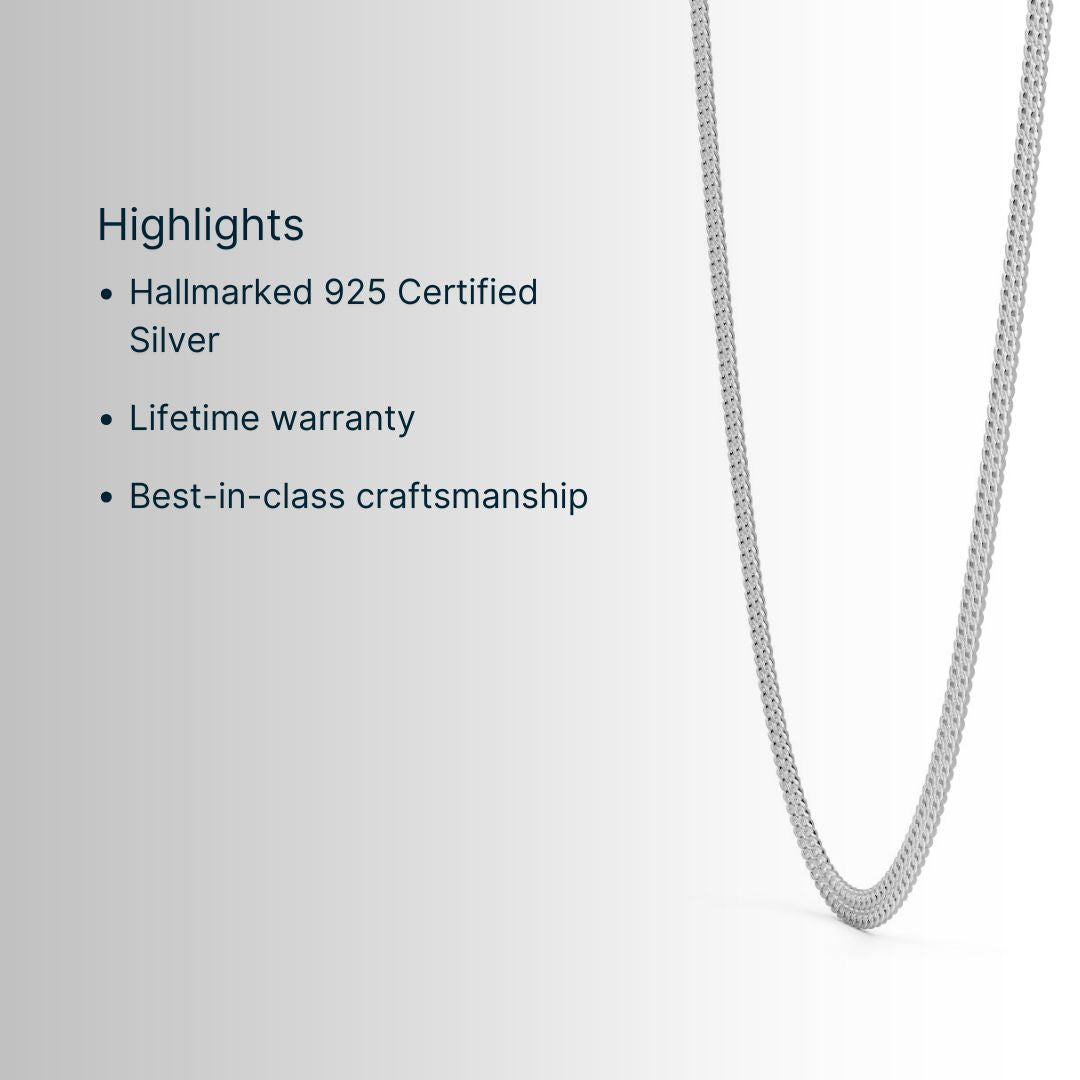 Haven Chain in 925 Silver