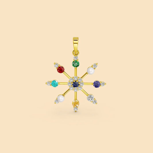 Synergy Navratna Pendant (without chain)