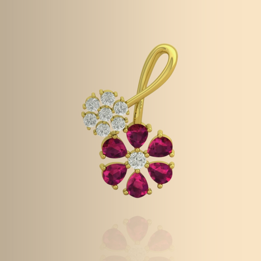 Florette Pendant (Without Chain)