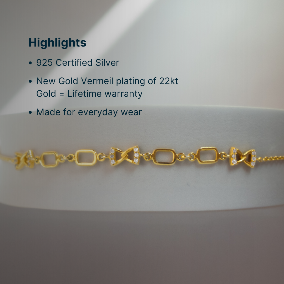 18k Gold Vermeil Sterling Silver