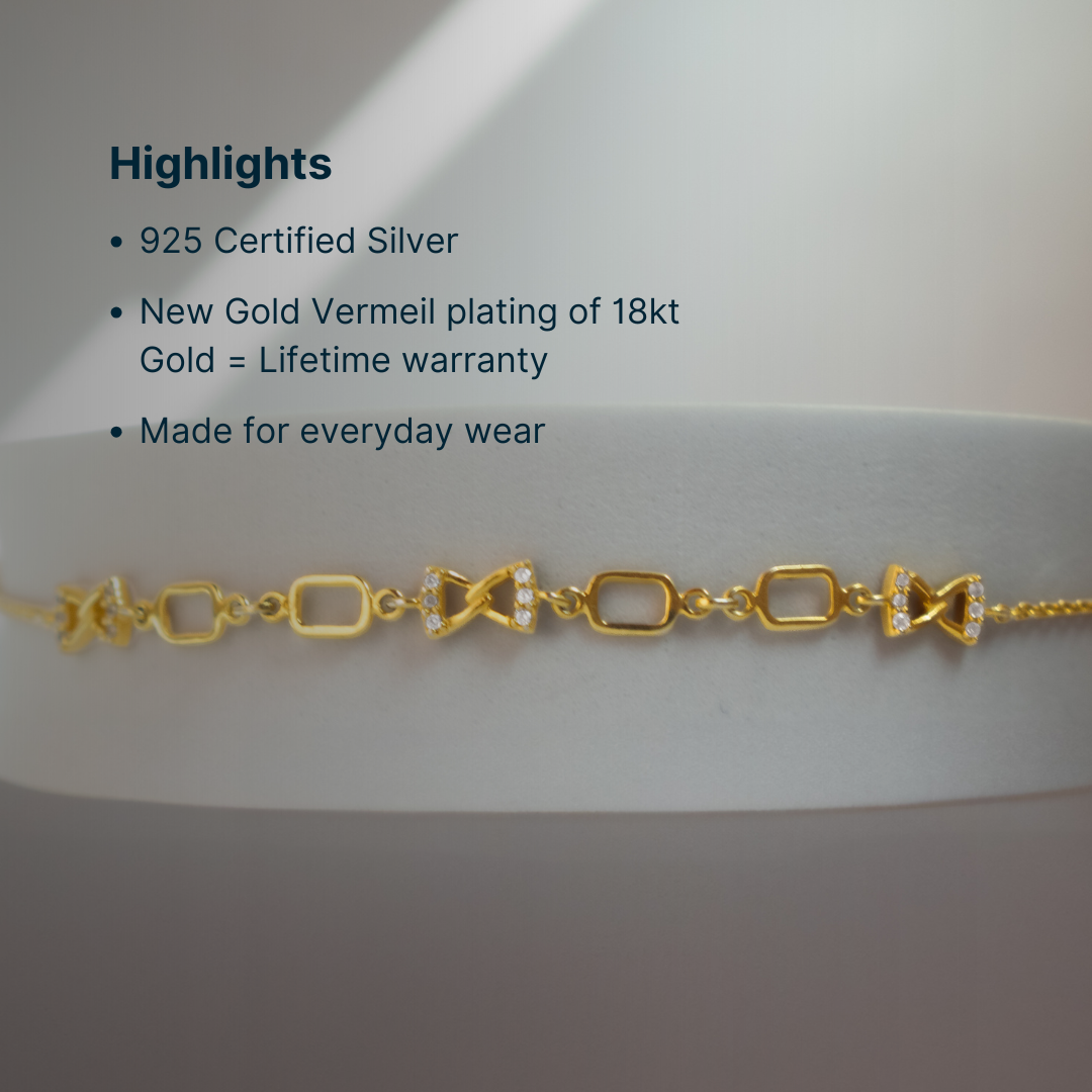 18k Gold Vermeil Sterling Silver