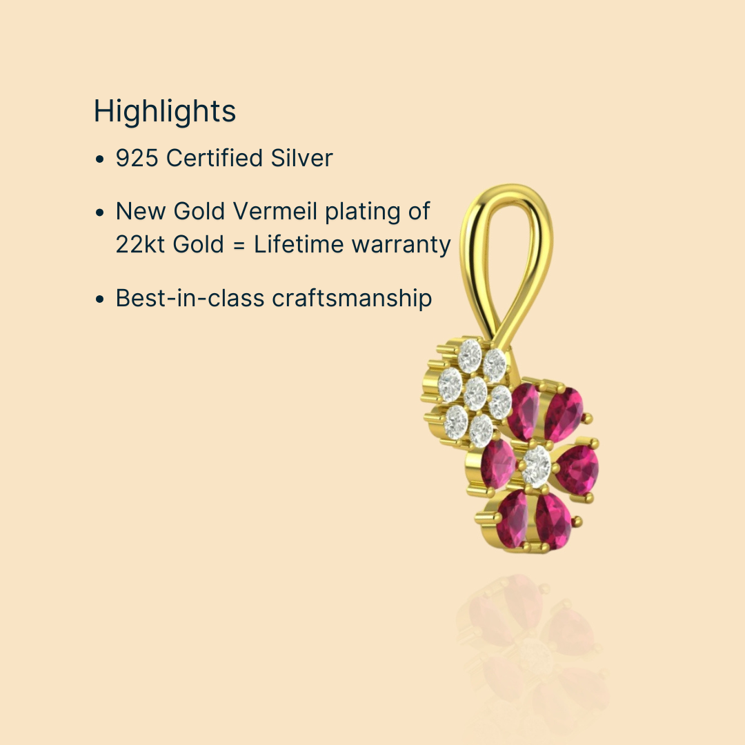 Florette Pendant (Without Chain)