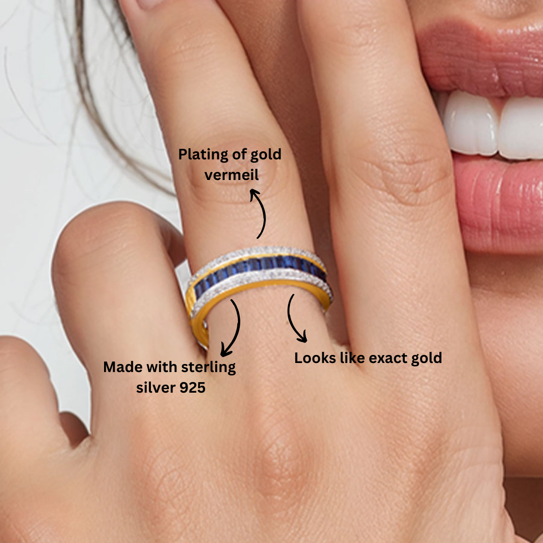 18k Gold Vermeil Sterling Silver