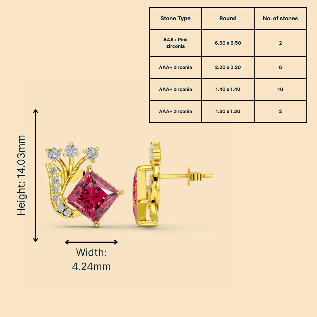 Crimson Earrings