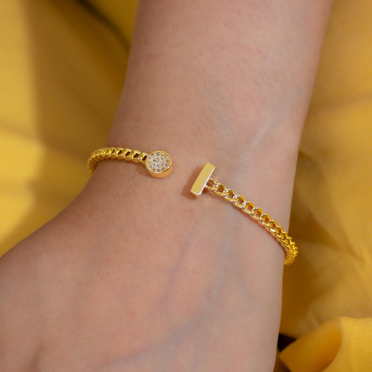 Jugal Open Cuff Bracelet