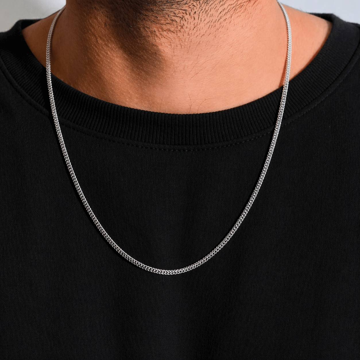 Eternity Twin Chain in 925 Silver