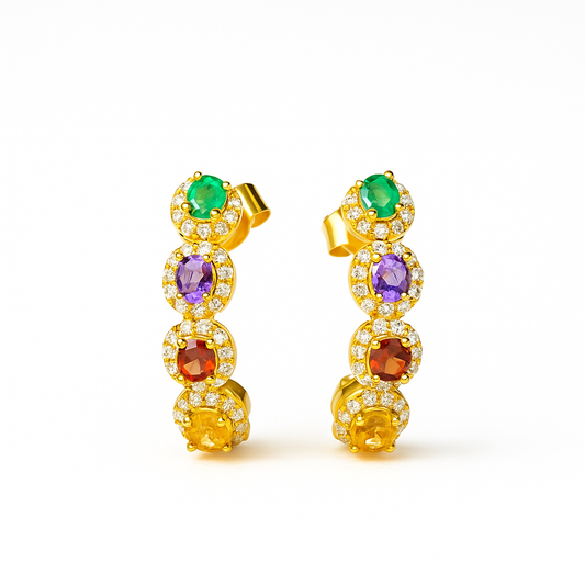 Divinity Panchratna Earrings