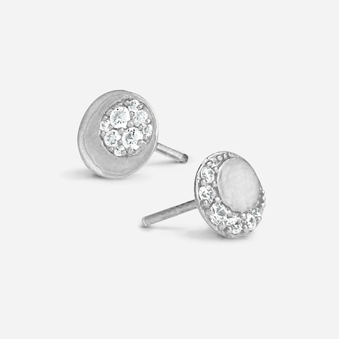 White Rhodium Plated Sterling Silver