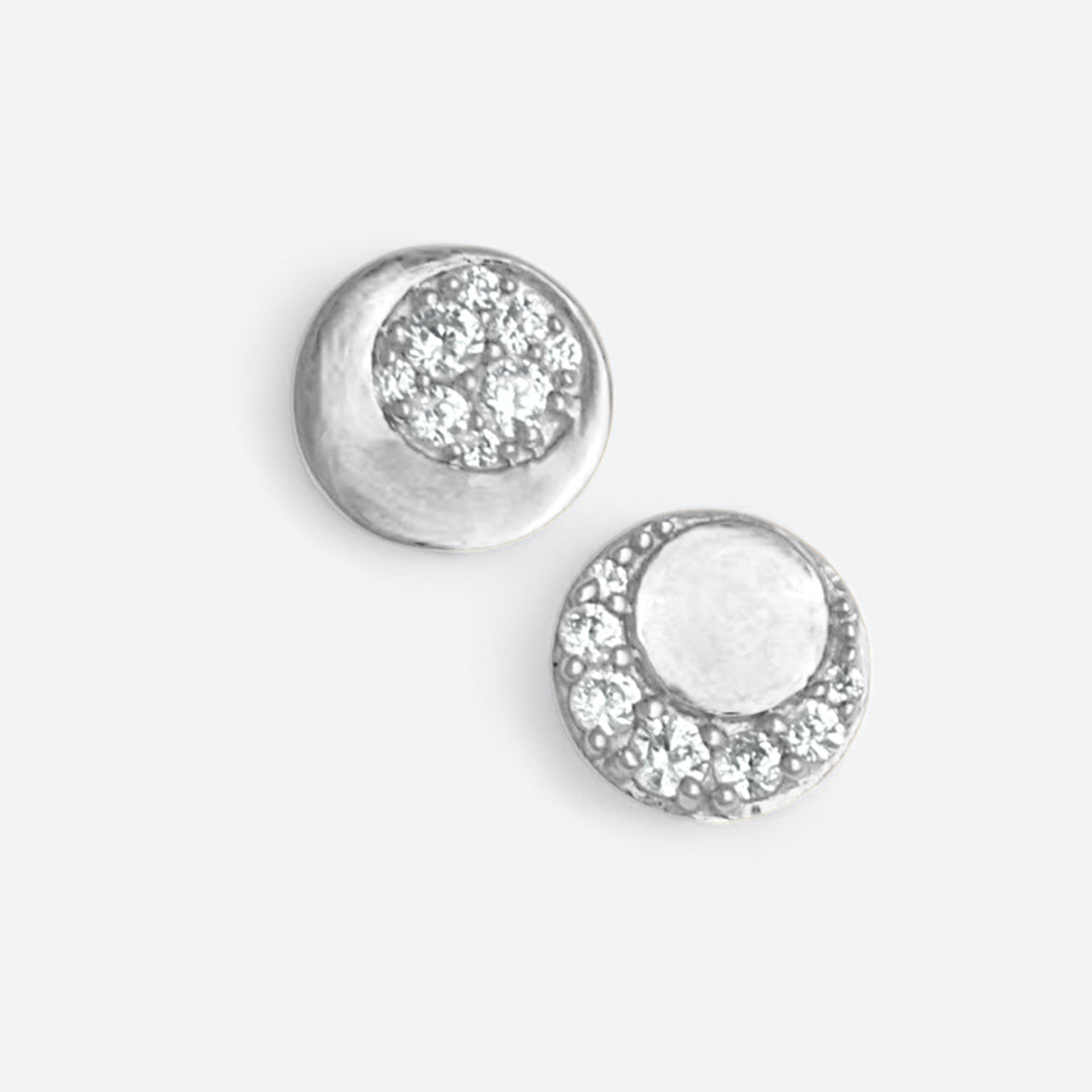 White Rhodium Plated Sterling Silver