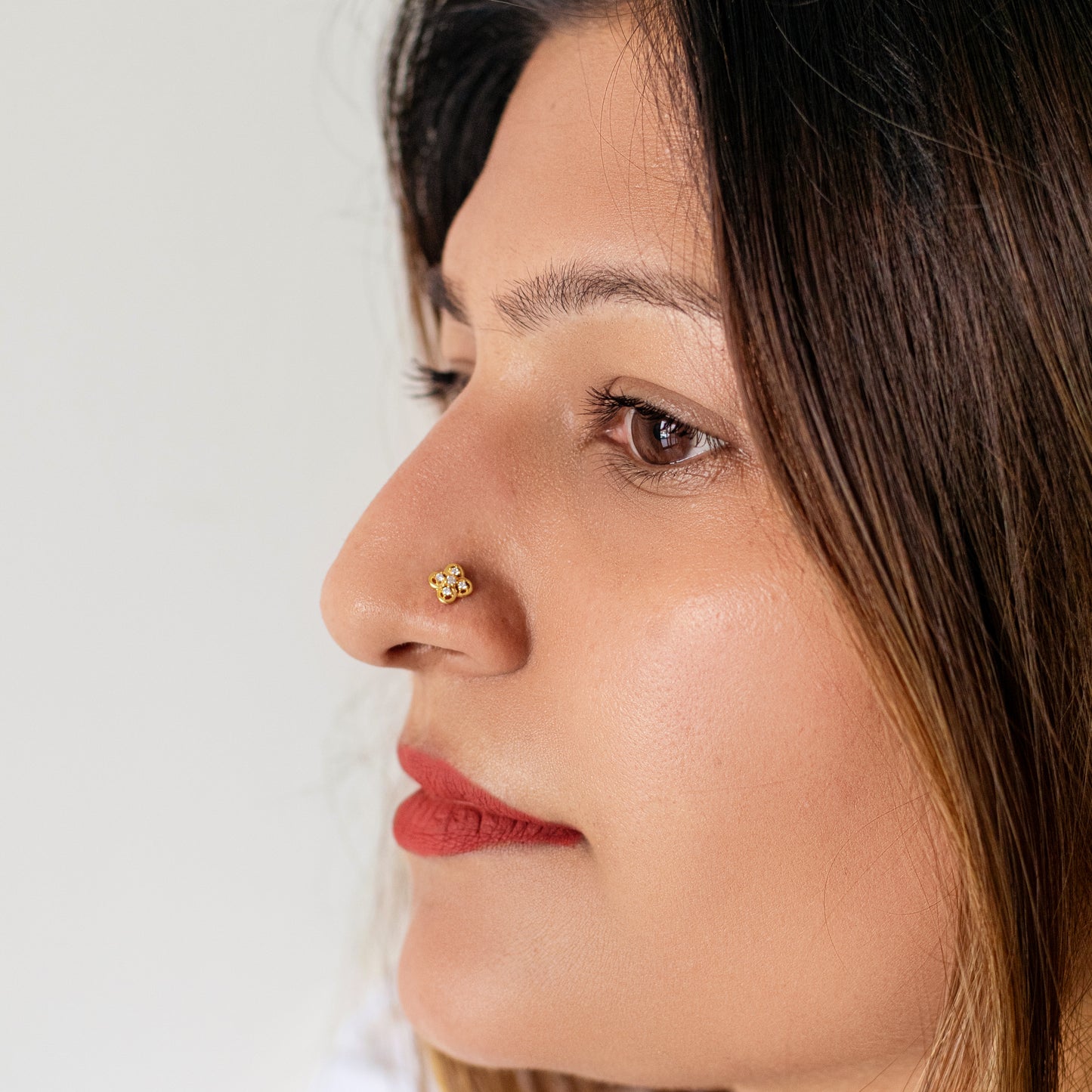 Positivity Nose Pin