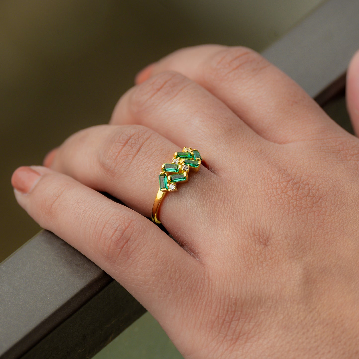 Green Mirage Ring