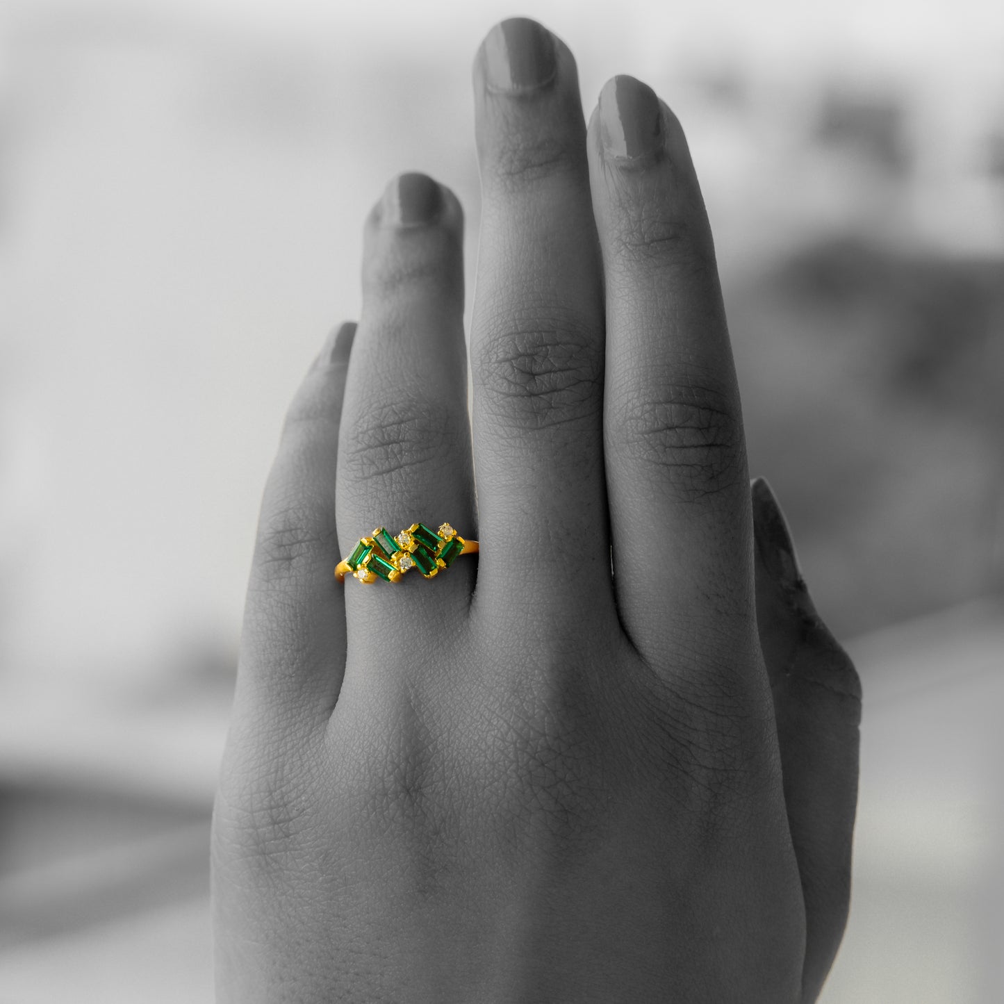Green Mirage Ring
