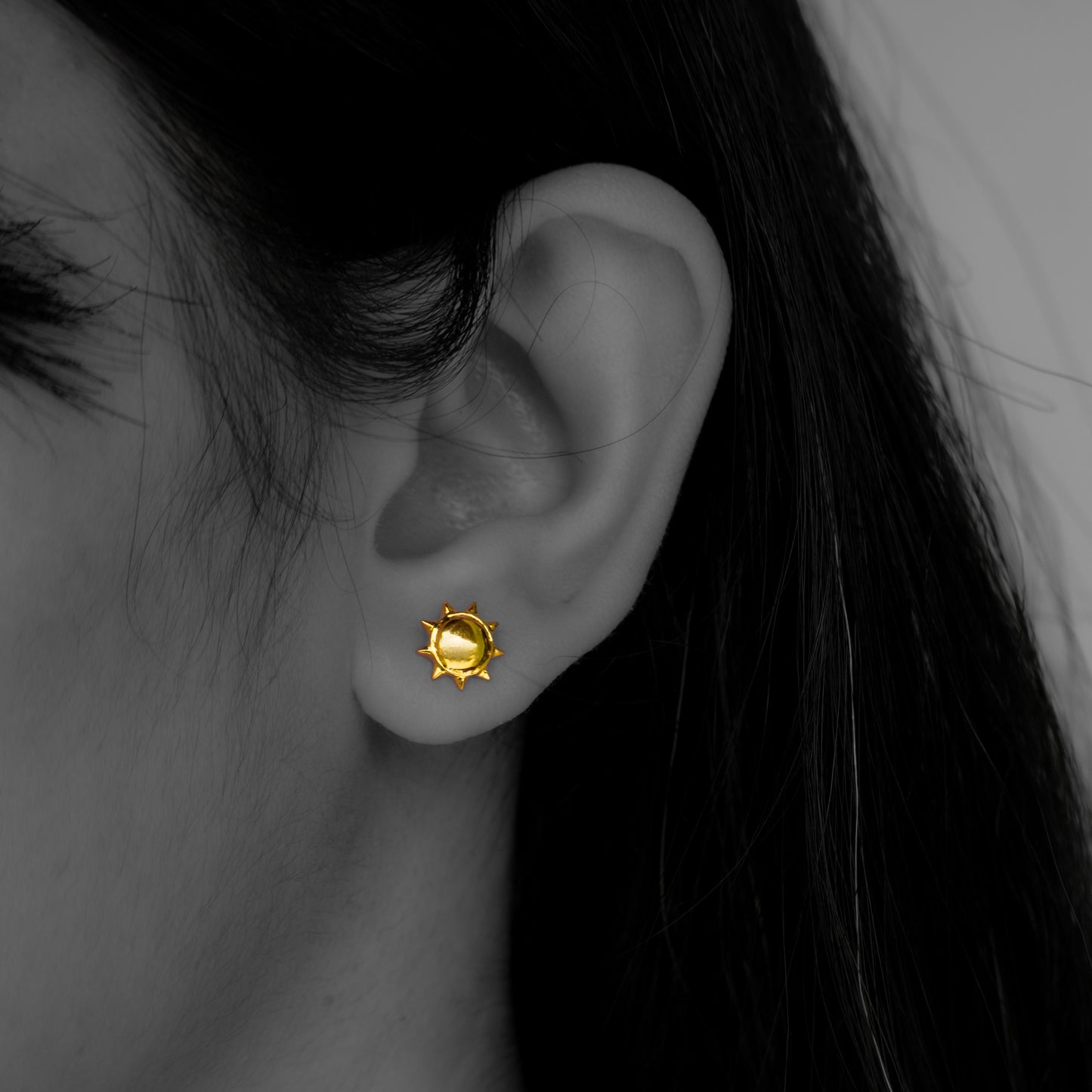 Sunburst Studs for Kids and Women