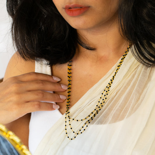 Synergy Triple Layered Neckpiece Blue