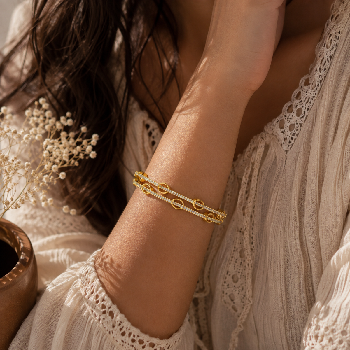 Kashmakash Bangle (Pair)