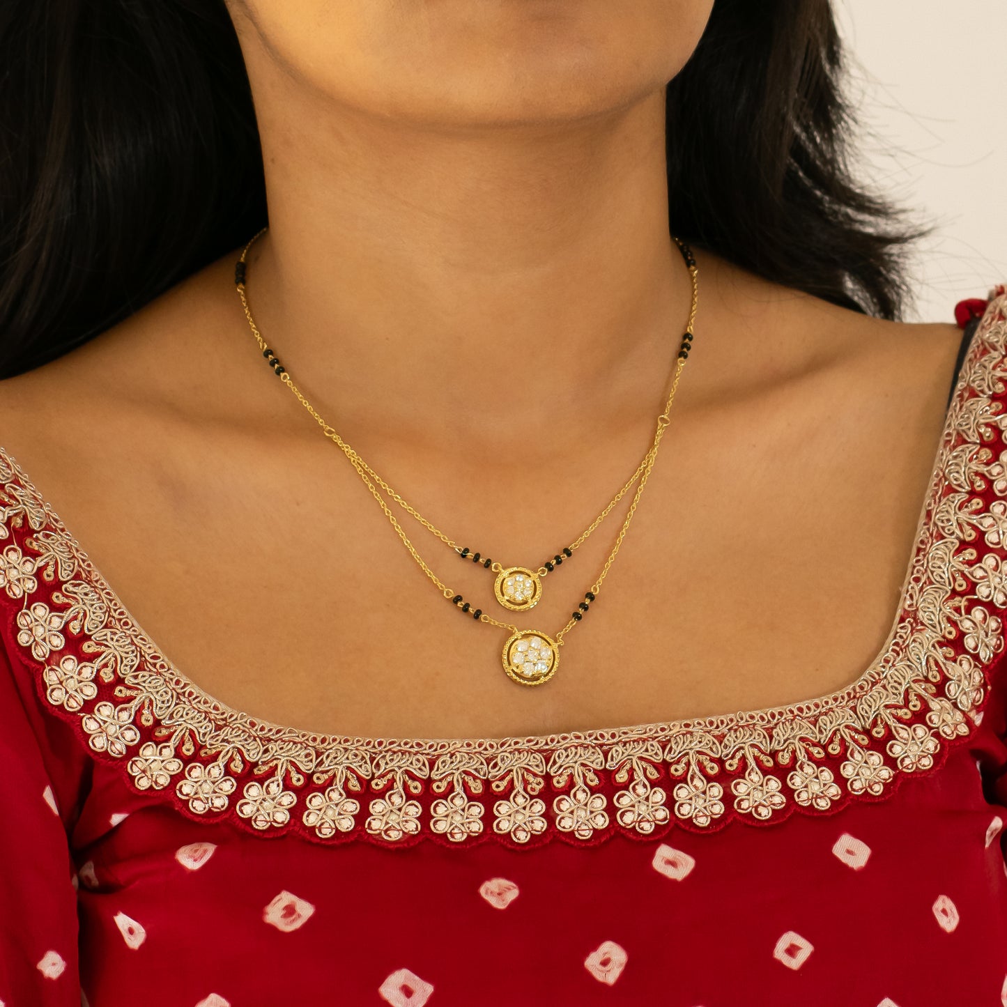 Orvian Double Layered Mangalsutra