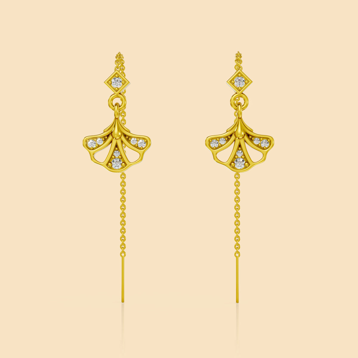Swanveil Earrings