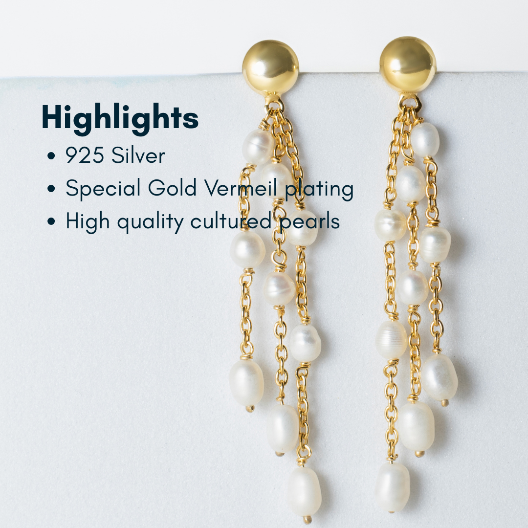 Serenity Pearl Earrings