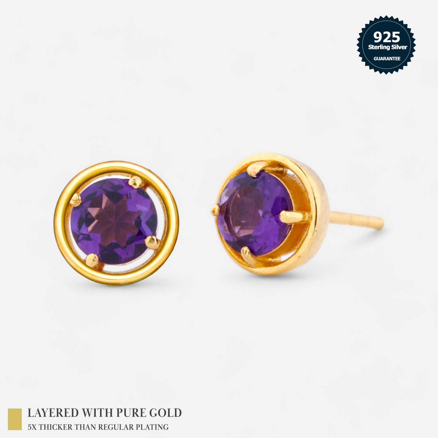 18k Gold Vermeil Sterling Silver