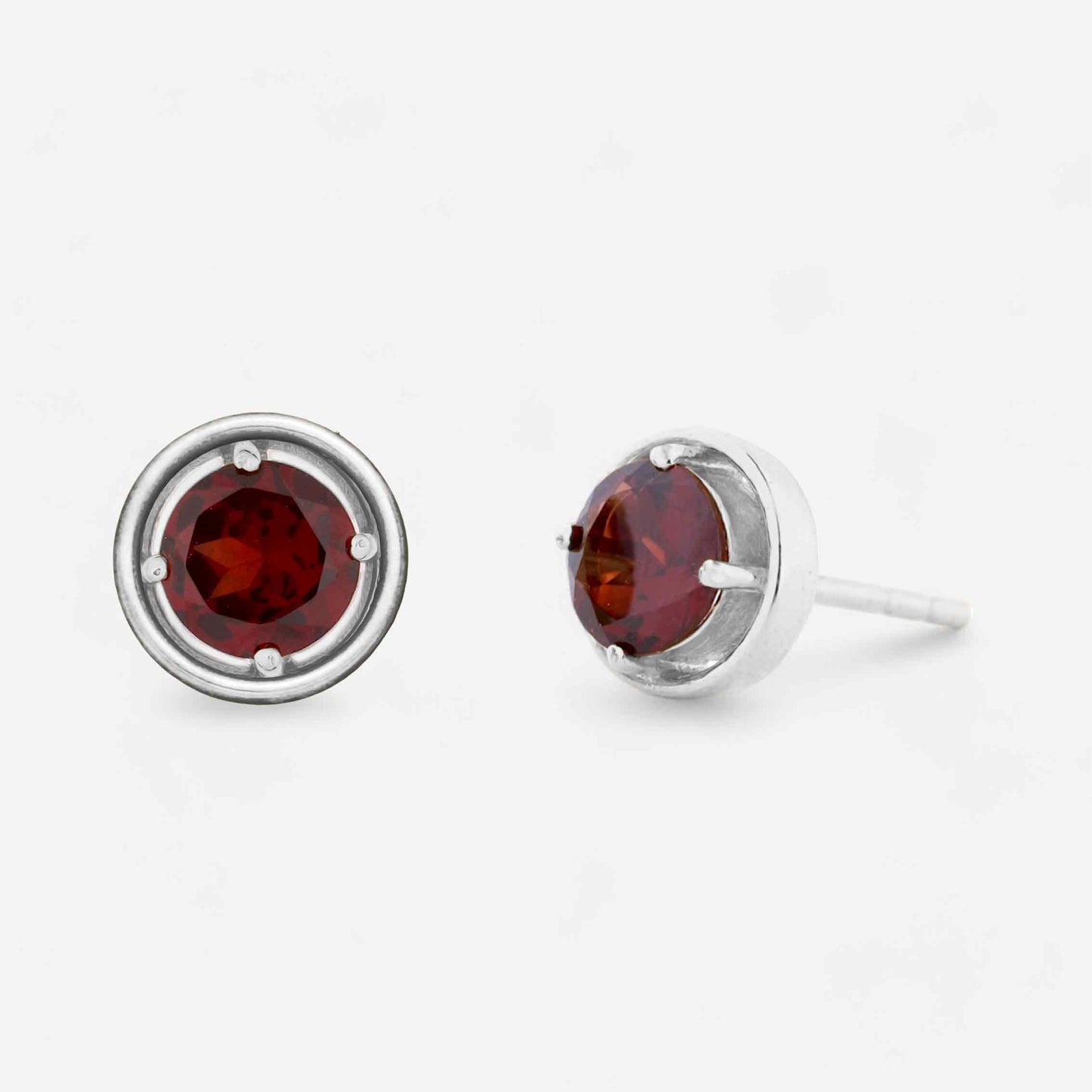 White Rhodium Plated Sterling Silver