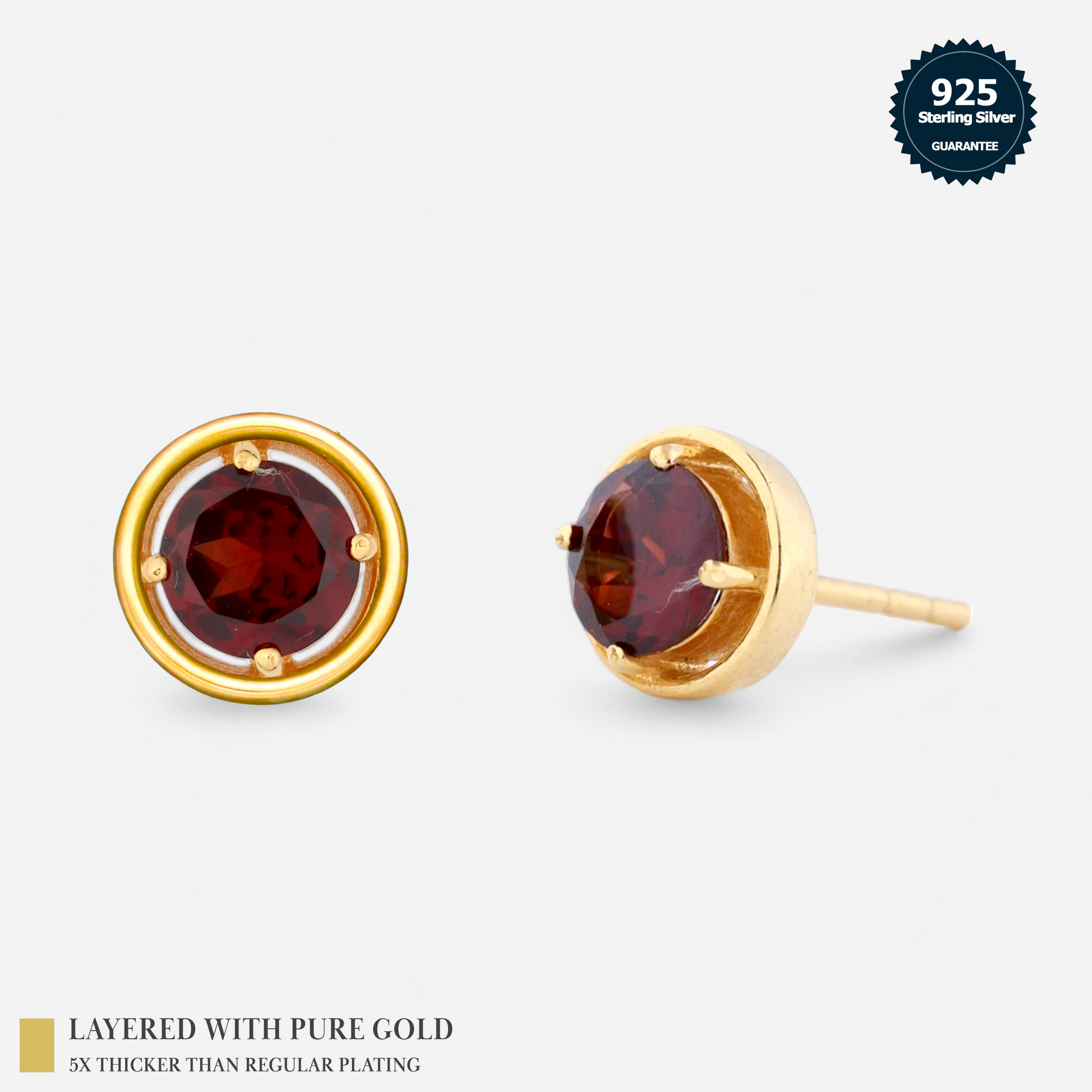18k Gold Vermeil Sterling Silver