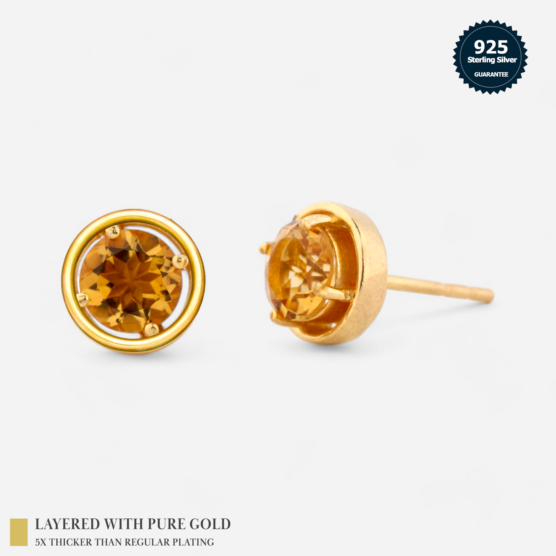 18k Gold Vermeil Sterling Silver