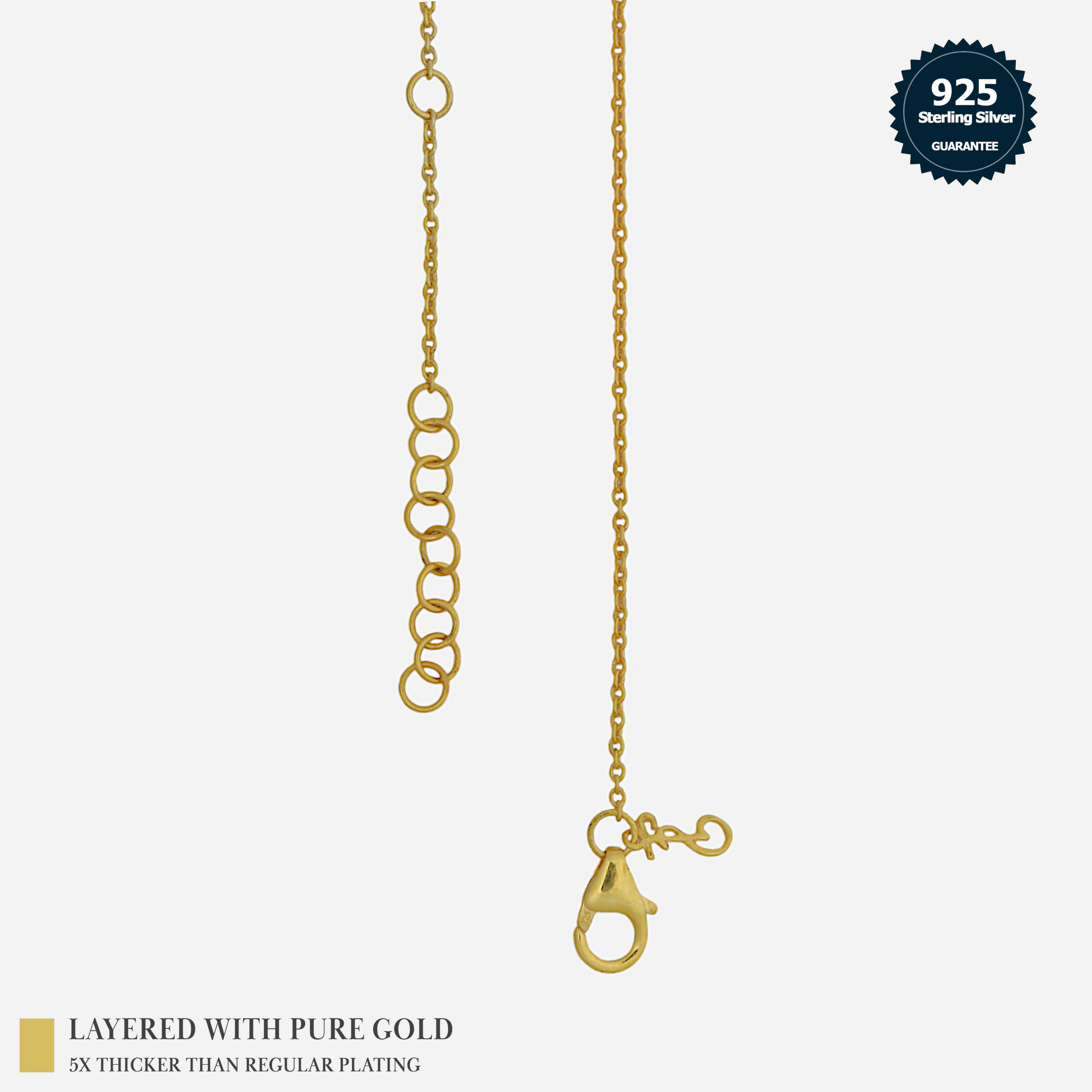 18k Gold Vermeil Sterling Silver