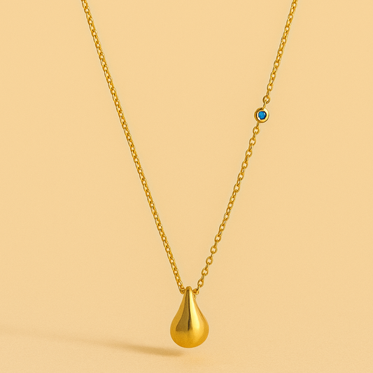 Patience Rain Drop Necklace