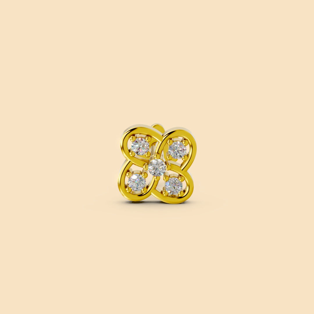 Positivity Nose Pin