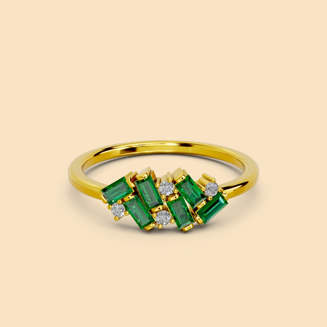 Green Mirage Ring