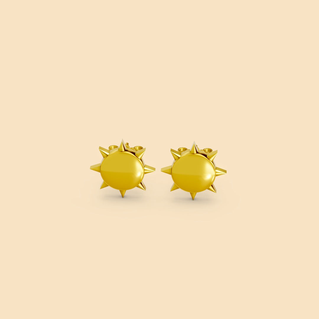Sunburst Studs for Kids and Women