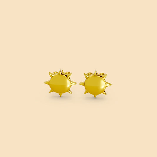 Sunburst Studs for Kids and Women