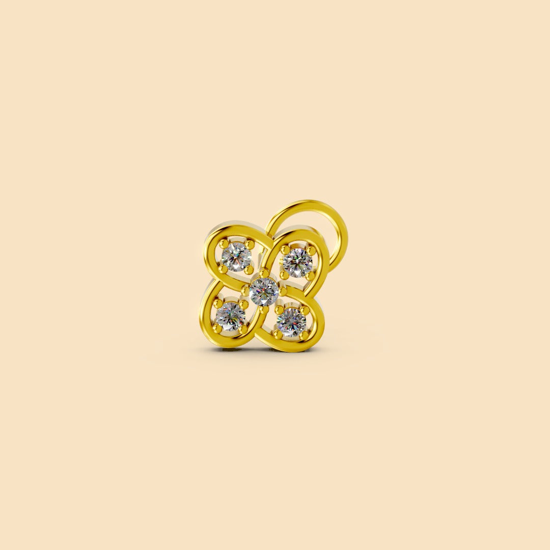 Positivity Nose Pin