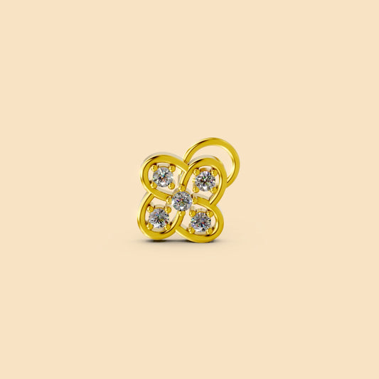 Positivity Nose Pin