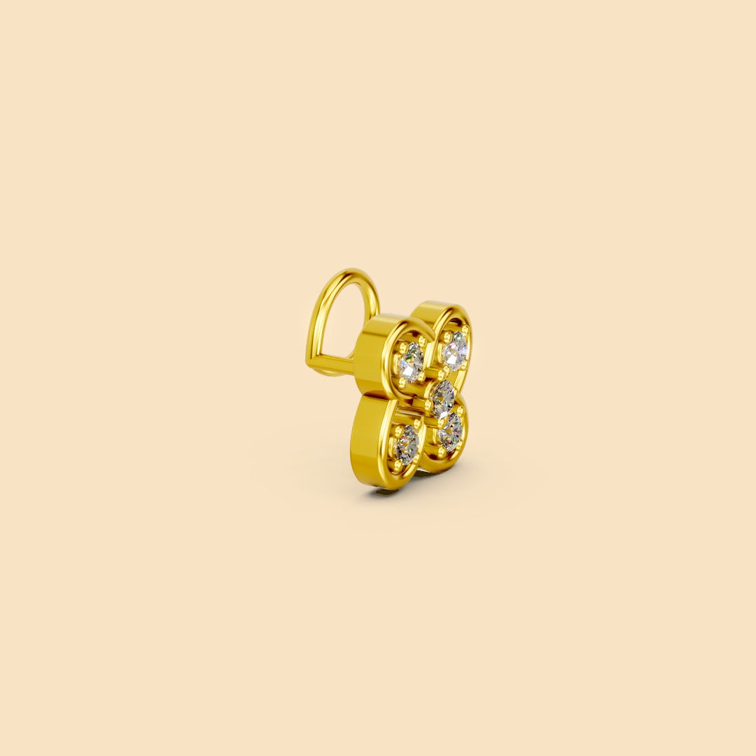 Positivity Nose Pin