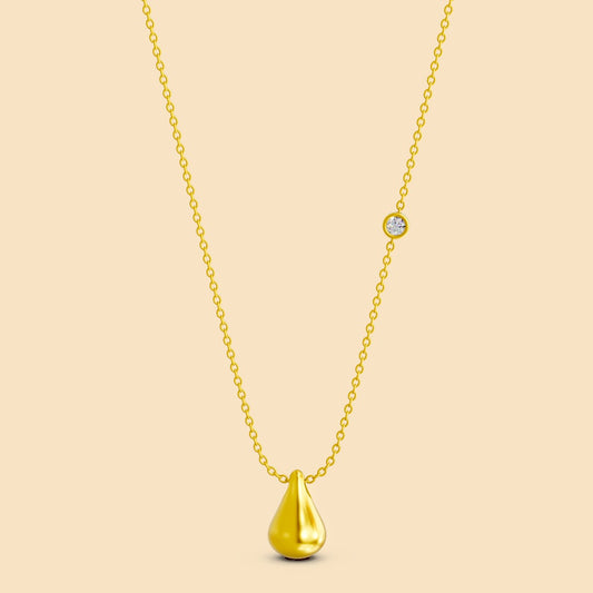 Patience Rain Drop Necklace
