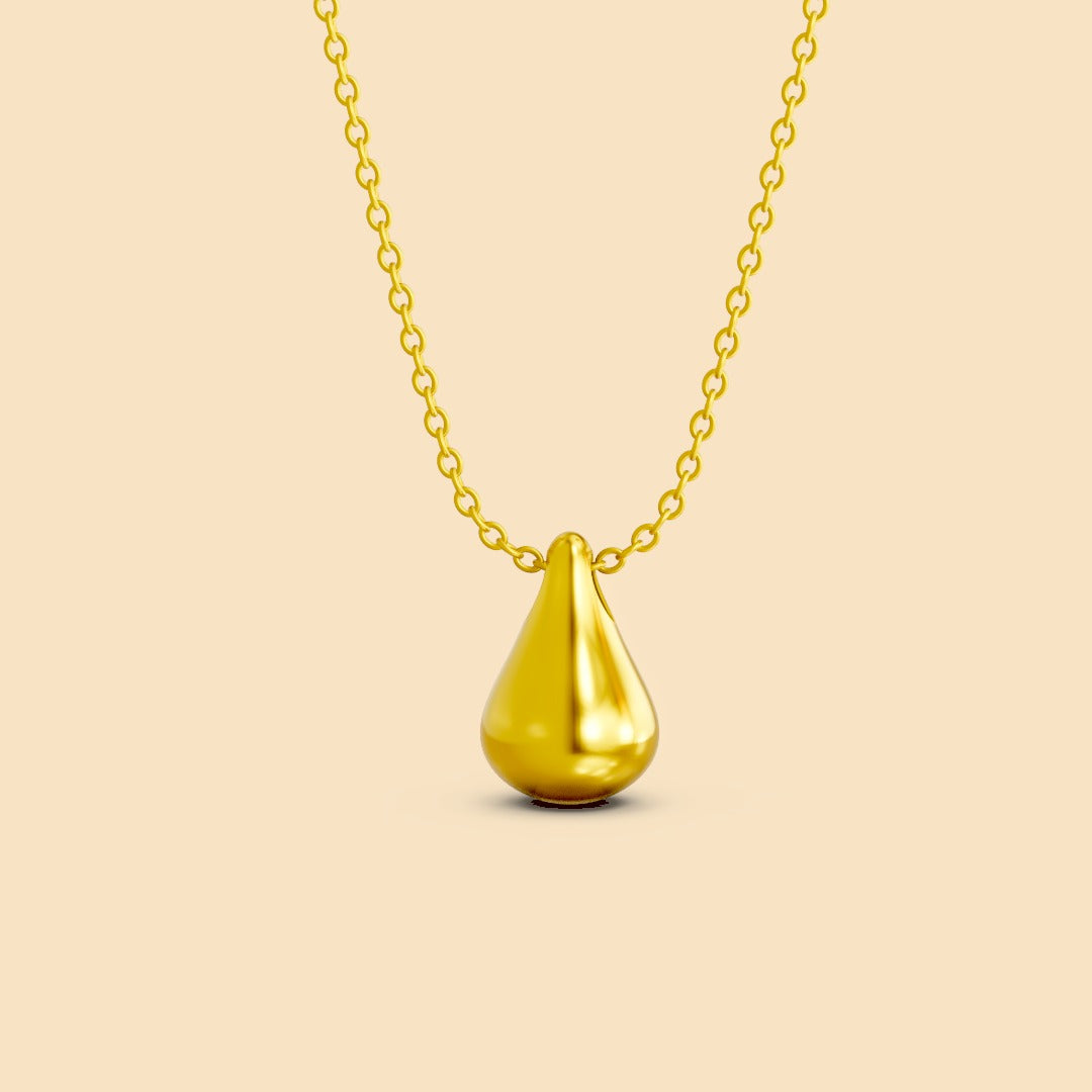 Patience Rain Drop Necklace