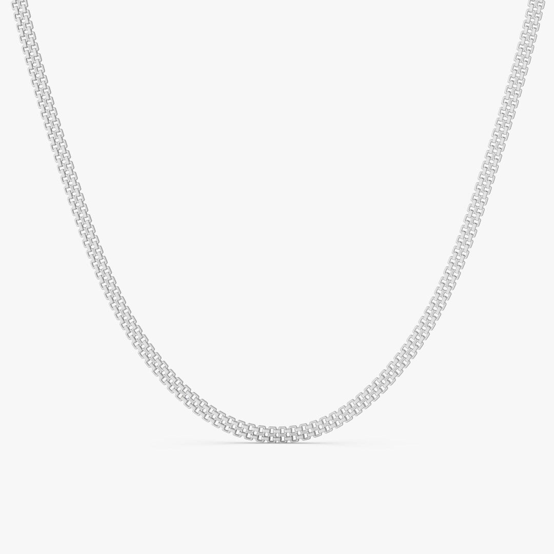 Eternity Twin Chain in 925 Silver