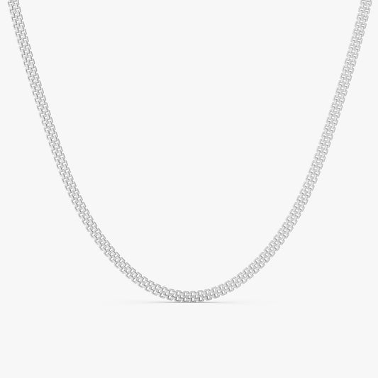 Eternity Twin Chain in 925 Silver