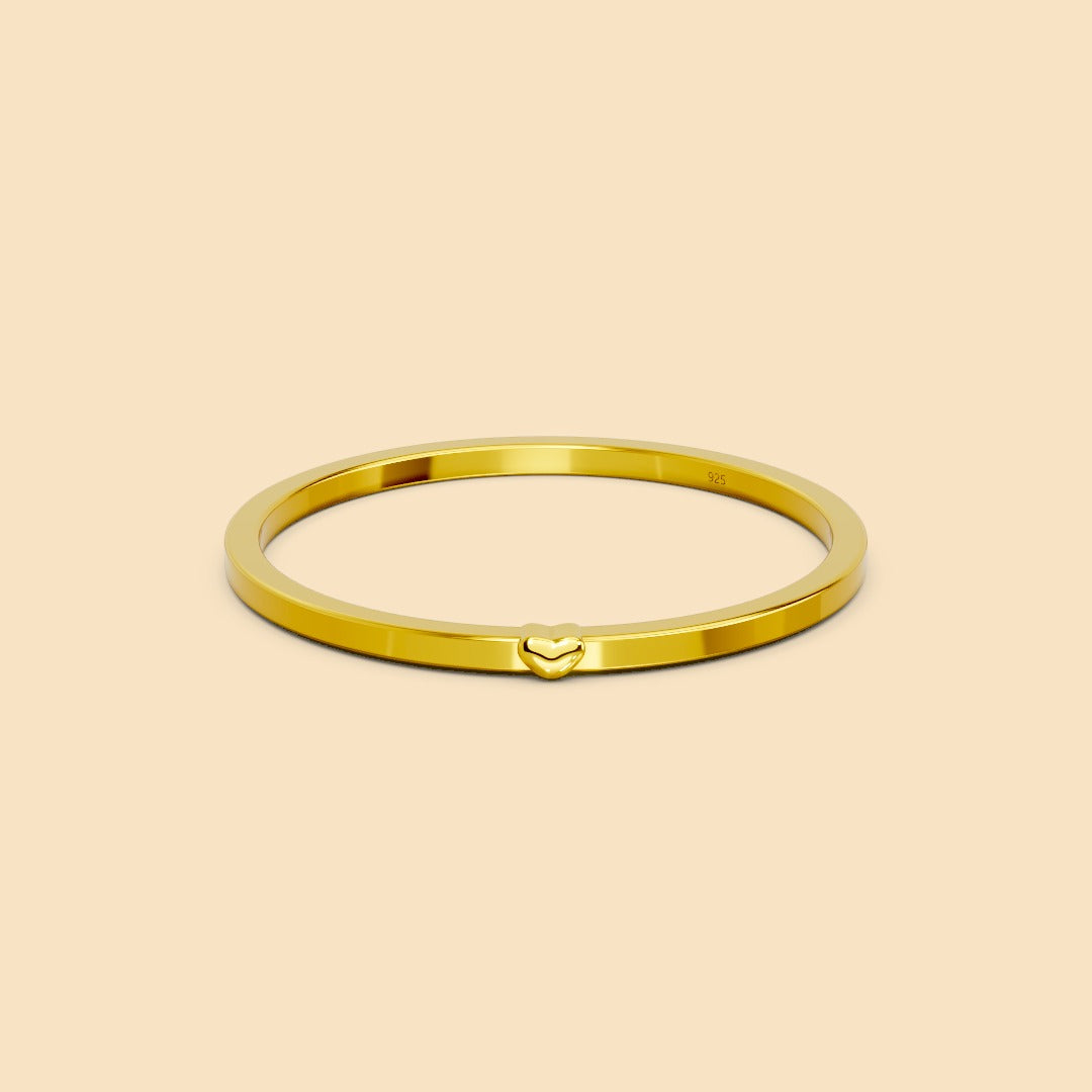 Heart's Window Ring For Women