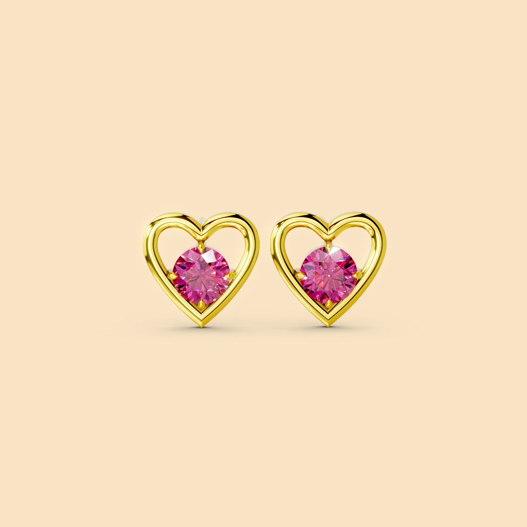 Heartline Studs