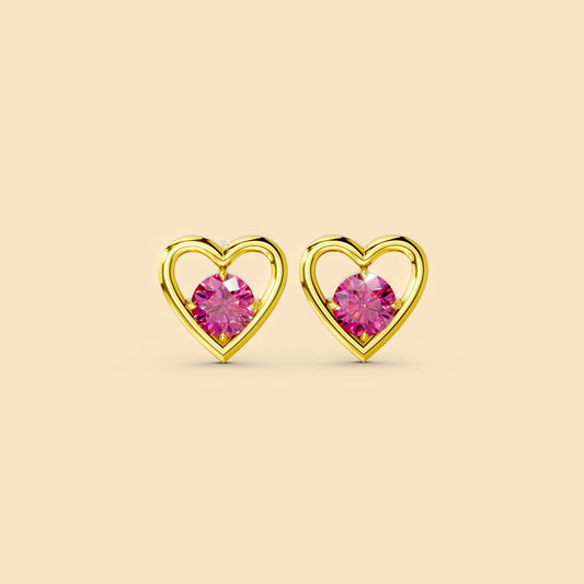 Heartline Studs