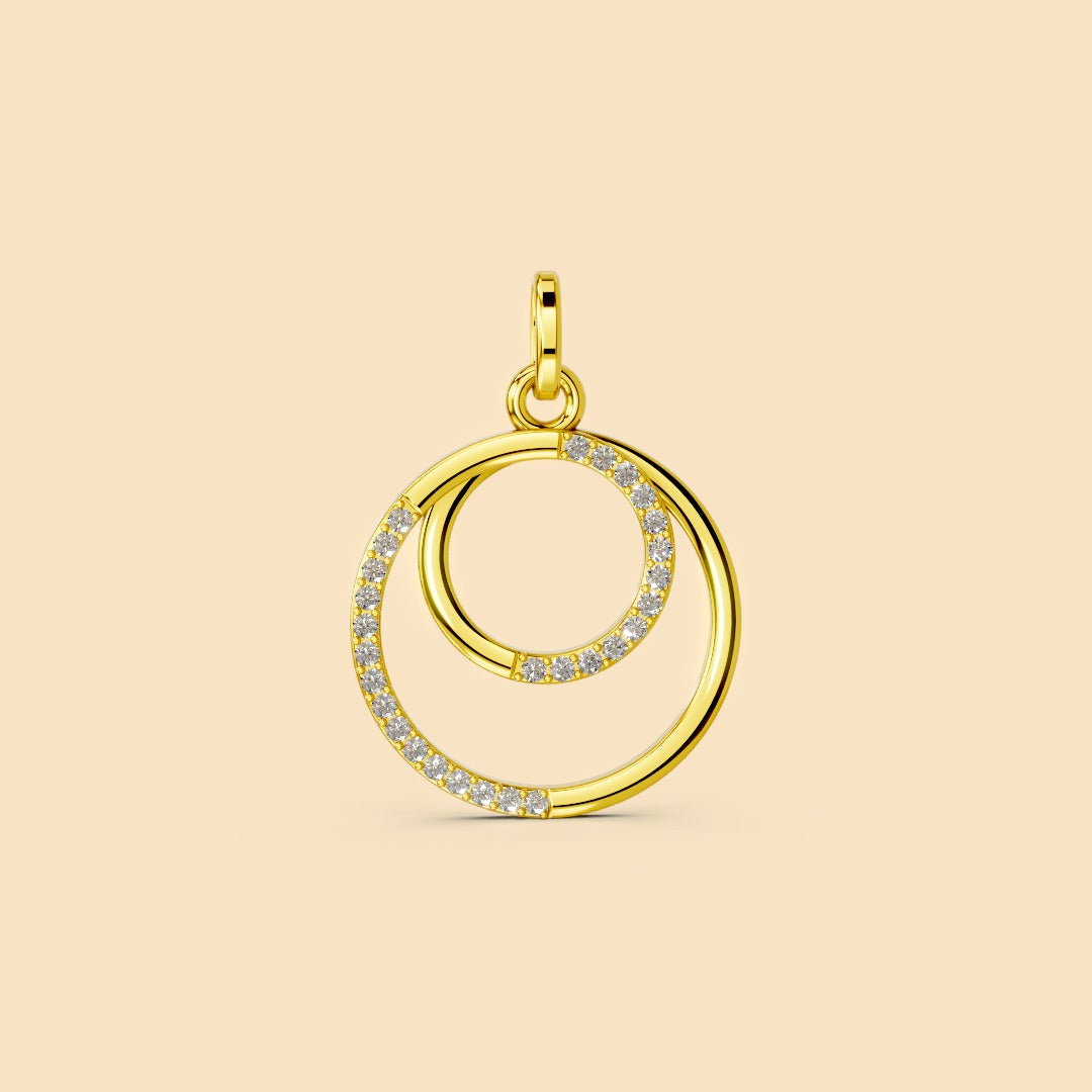 Lunar Arc Pendant (Without chain)