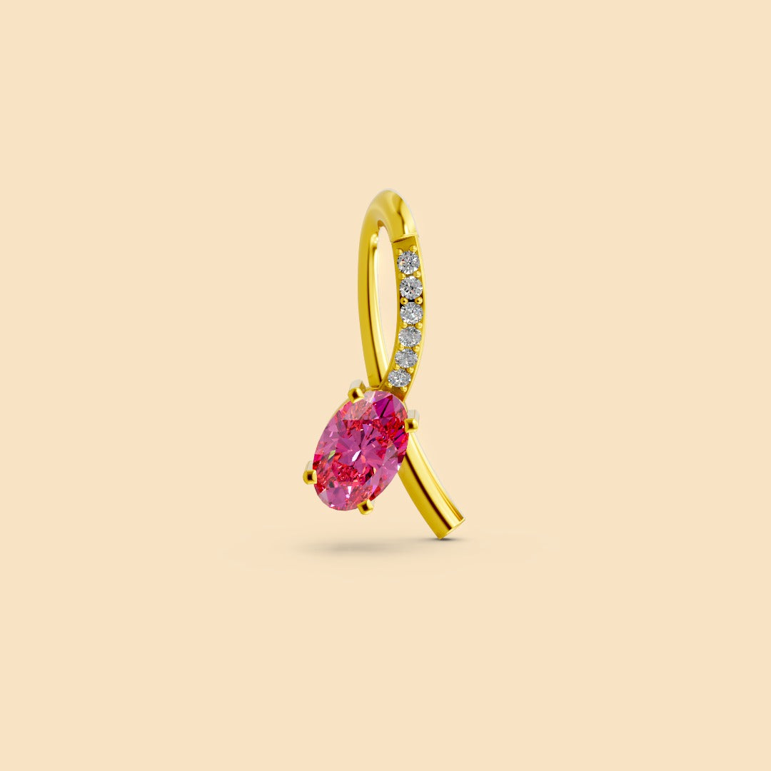 Aflame Pendant (Without Chain)