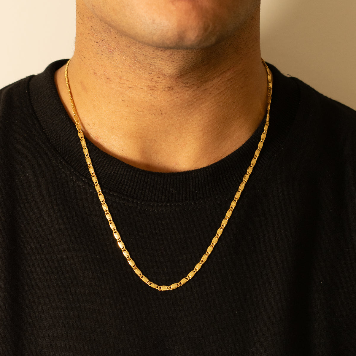 22kt Gold Vermeil Fisher Oval Chain – Trisu